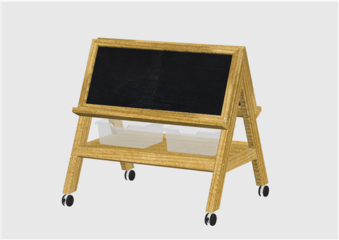 Easel on Wheels